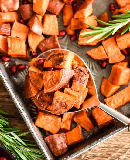 Cinnamon Roasted Sweet Potatoes