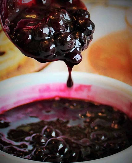 Blueberry Sauce with Maple Syrup