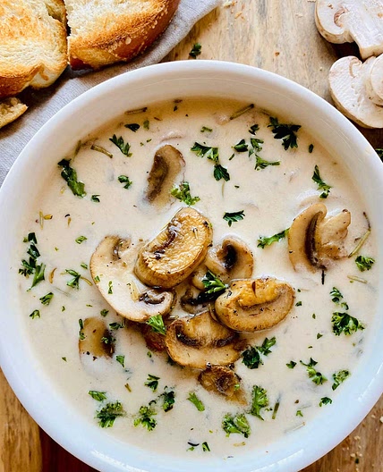 Healthy Mushroom Soup Recipe