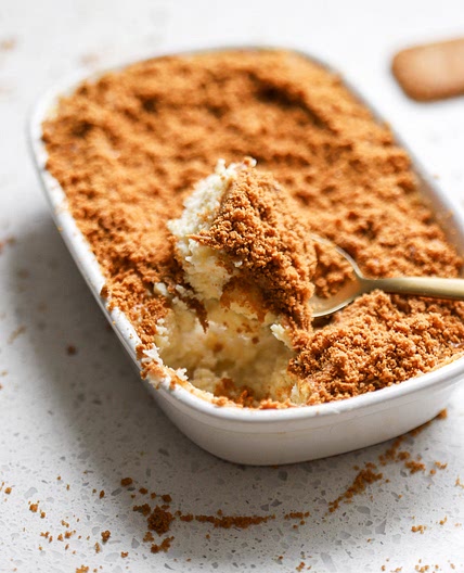 High Protein Biscoff Cheesecake