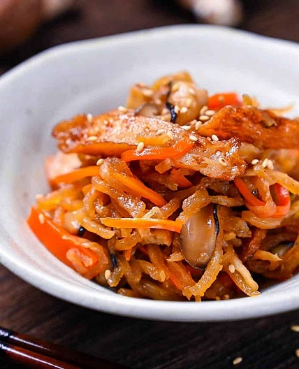 Simmered Kiriboshi Daikon Radish