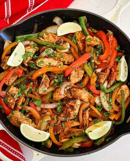 Easy Chicken Fajitas