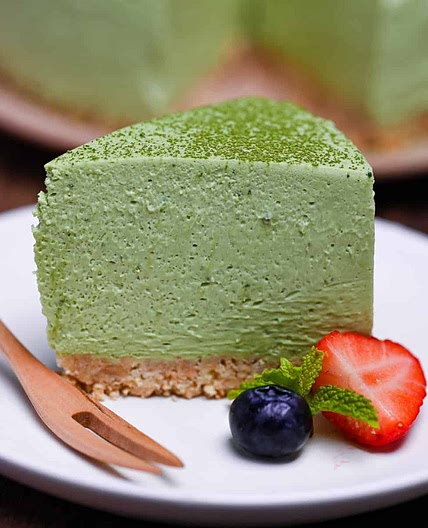 Matcha Rare Cheesecake (No Bake)