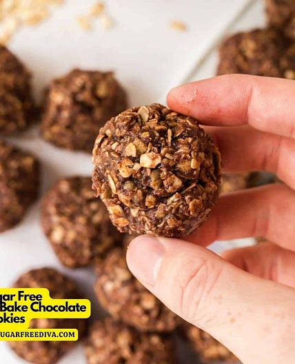 No Bake Sugar Free Chocolate Cookies