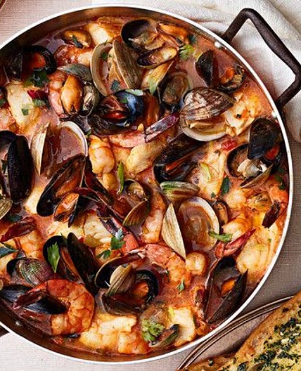 Saffron-and-Orange-Scented Seafood Stew