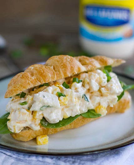 Mango Chicken Salad Sandwich