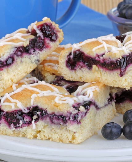 Blueberry Cake Bars