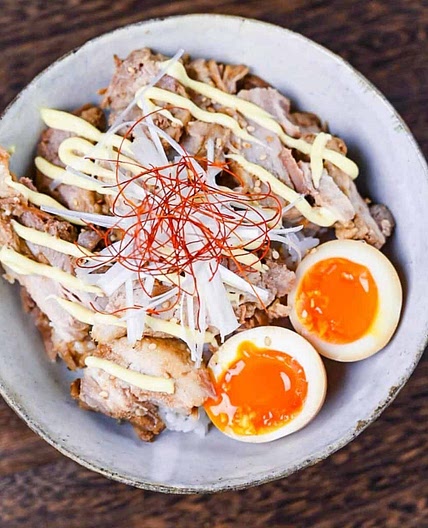 Pork Chashu Donburi (Rice Bowl)