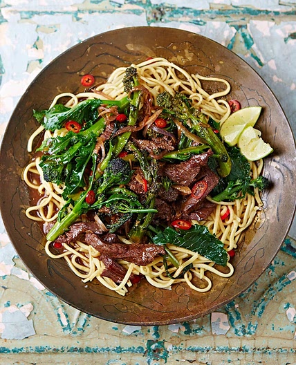 Sizzling steak stir-fry