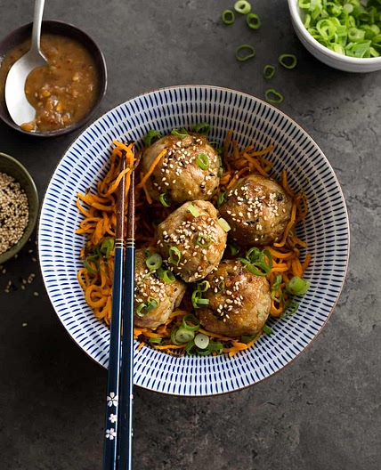 Whole30 Orange Chicken Meatballs