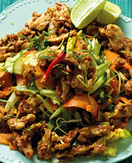 Bang bang chicken salad