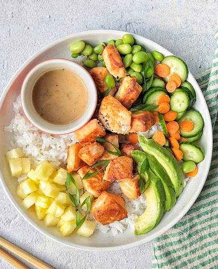 Sesame Salmon Bowl