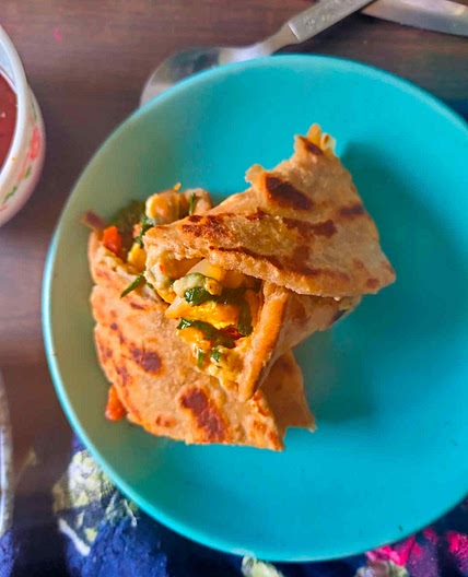 Healthy Paneer Wrap | Veg Paneer Roll | Easy Paneer Frankie