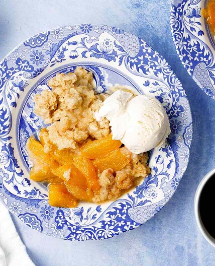 Slow-Cooker Peach Cobbler