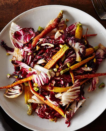 Carrot and Radicchio Salad with Fig Balsamic Vinaigrette
