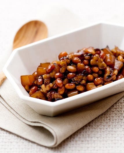 노란콩 호두조림 만드는 법