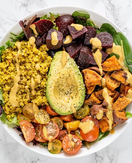 Vegan Power Bowl (gluten-free, oil-free)