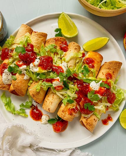 Air Fryer Taquitos