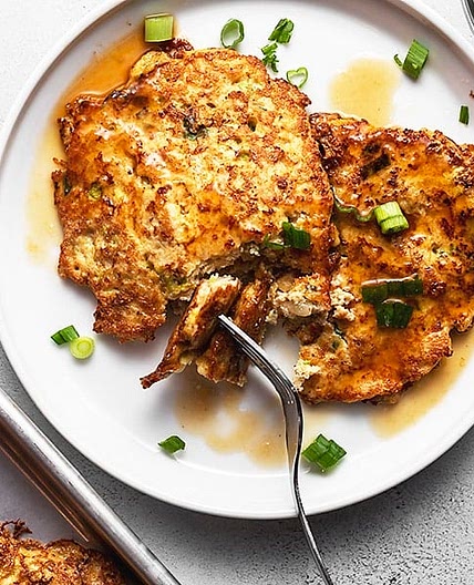 Chicken Egg Foo Young with Gravy