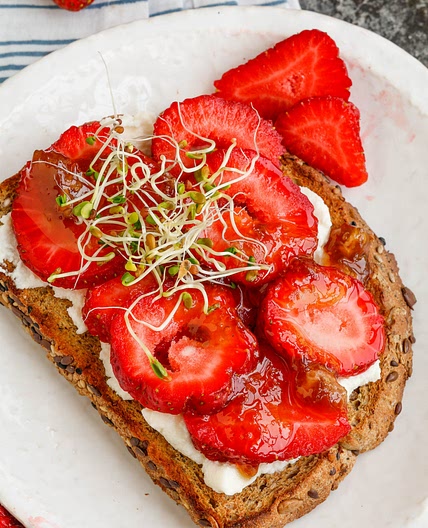 Strawberry Ricotta Toast
