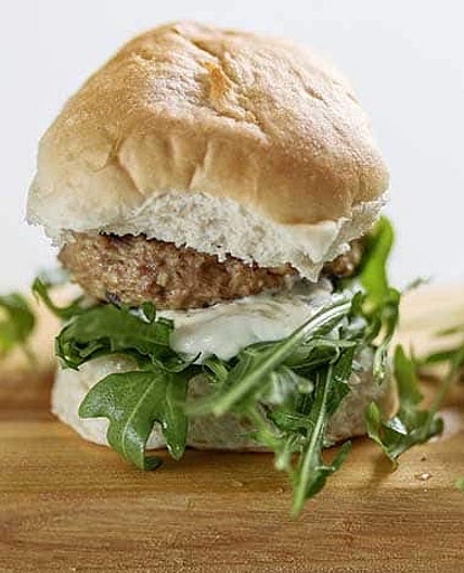 Greek-Style Turkey Burger Sliders