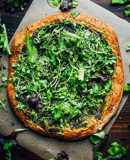 Green Goddess Pizza