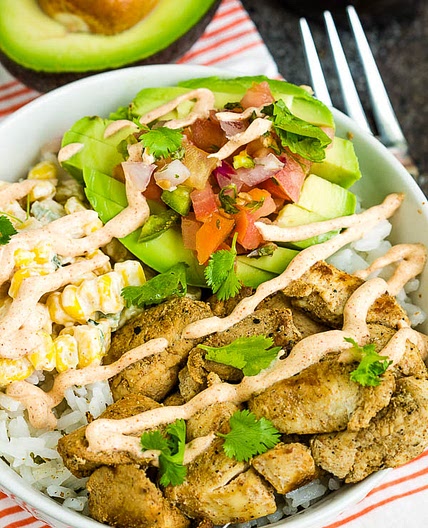 Fajita Chicken Bowl Recipe