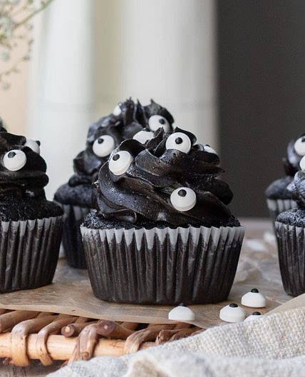 Black Cocoa Cupcakes