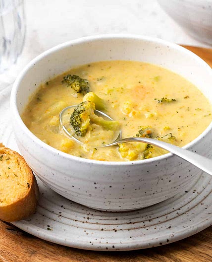 Vegan Broccoli Cheddar Soup