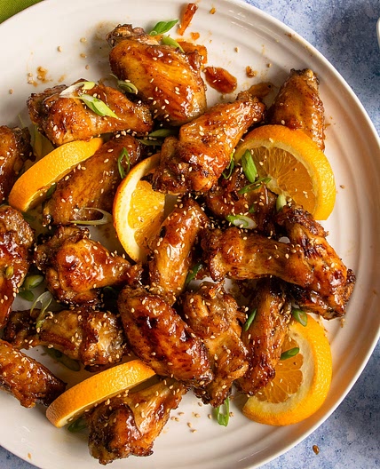 Air Fried Orange Sesame Chicken Wings