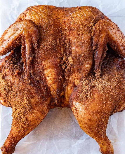 Smoked Spatchcock Chicken