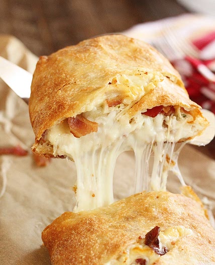 Chicken Bacon Ranch Stromboli