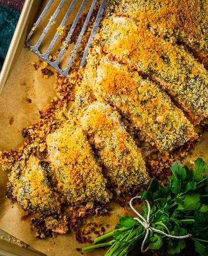 Panko Crusted Salmon