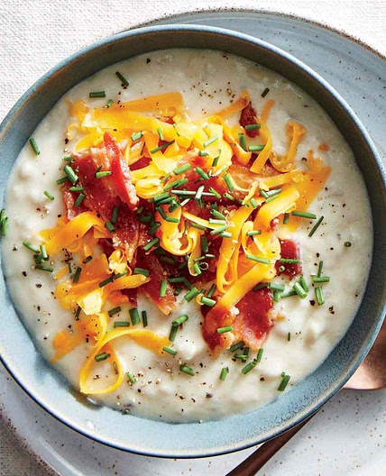 Quick & Healthy Loaded Potato Soup