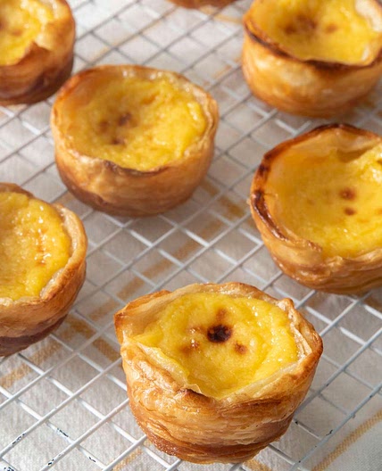 Portuguese Custard Tarts (Pasteis de Nata)