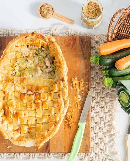 Easy Chicken and Leek Pie