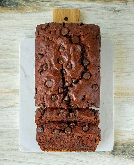 Easy Double Chocolate Vegan Banana Bread