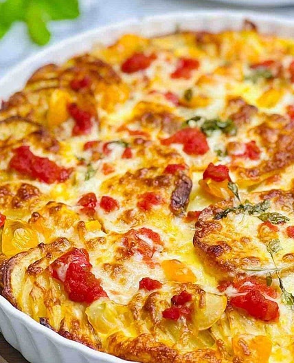 Easy Baked Potato Frittata