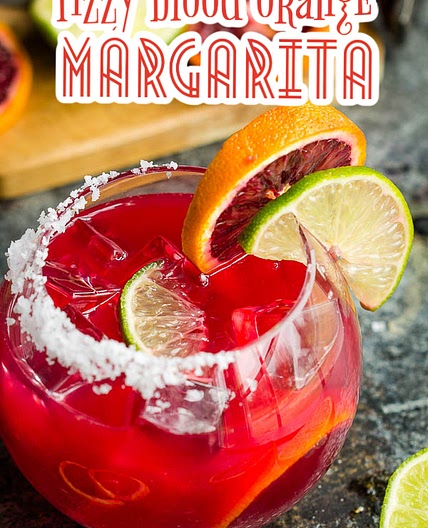 FIZZY BLOOD ORANGE MARGARITA