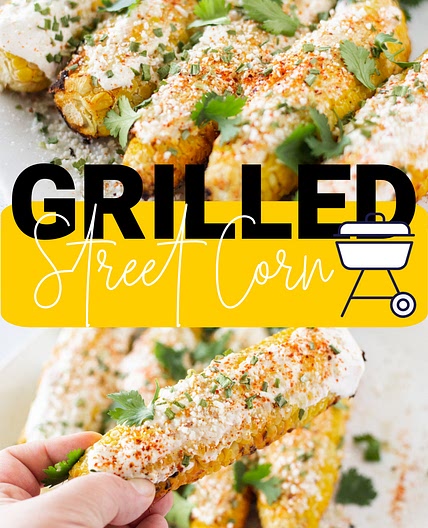 GRILLED CORN ON THE COB IN FOIL WITH MAYO
