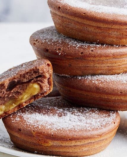 Pie maker Caramilk custard-filled doughnuts recipe