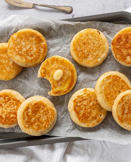 My Gluten Free Crumpets Recipe (vegan/dairy free option + low FODMAP)