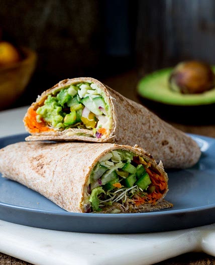 Whole-Wheat Veggie Wrap