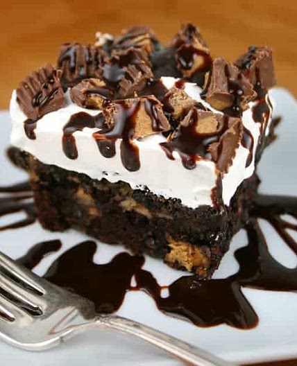 Chocolate Peanut Butter Dump Cake