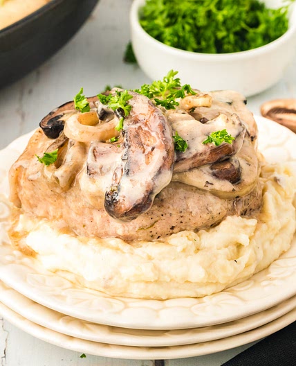 Cream of Mushroom Pork Chops