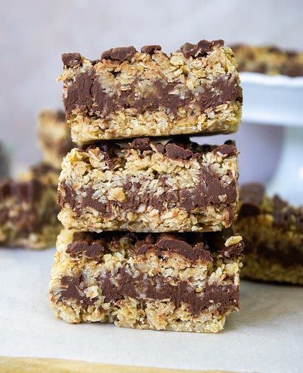 No Bake Chocolate Oatmeal Bars