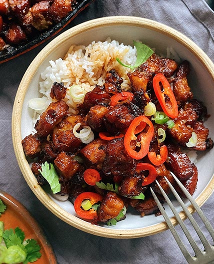 Twice Cooked Sticky Pork Belly