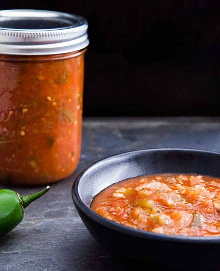 Canned Tomato Salsa