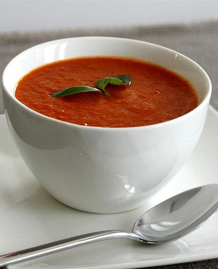 Rainbow Roasted Pepper Soup
