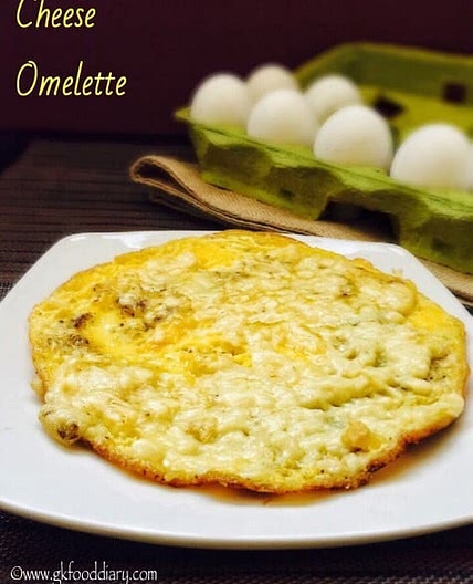 Cheese Omelette Recipe for Babies, Toddlers, and Kids